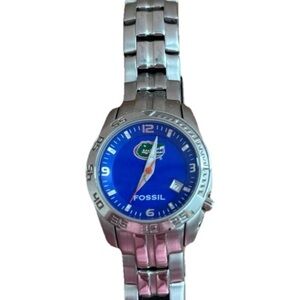FOSSIL FLORIDA GATORS LADIES SPORT LOGO WATCH RARE COLLECTOR'S